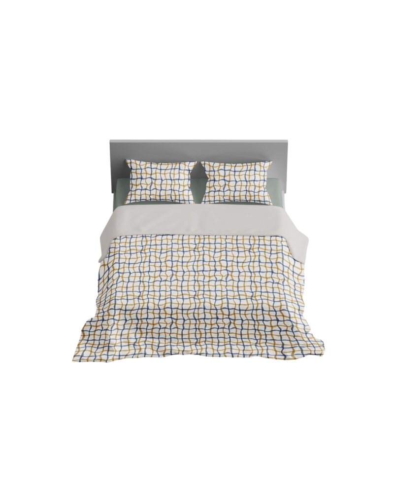 Capa de Edredão Grid