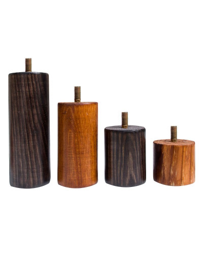 Pé Madeira Redondo D60