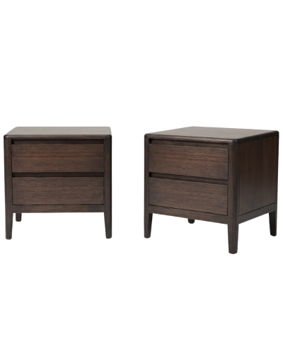 Mesa Cabeceira Bamboo Walnut