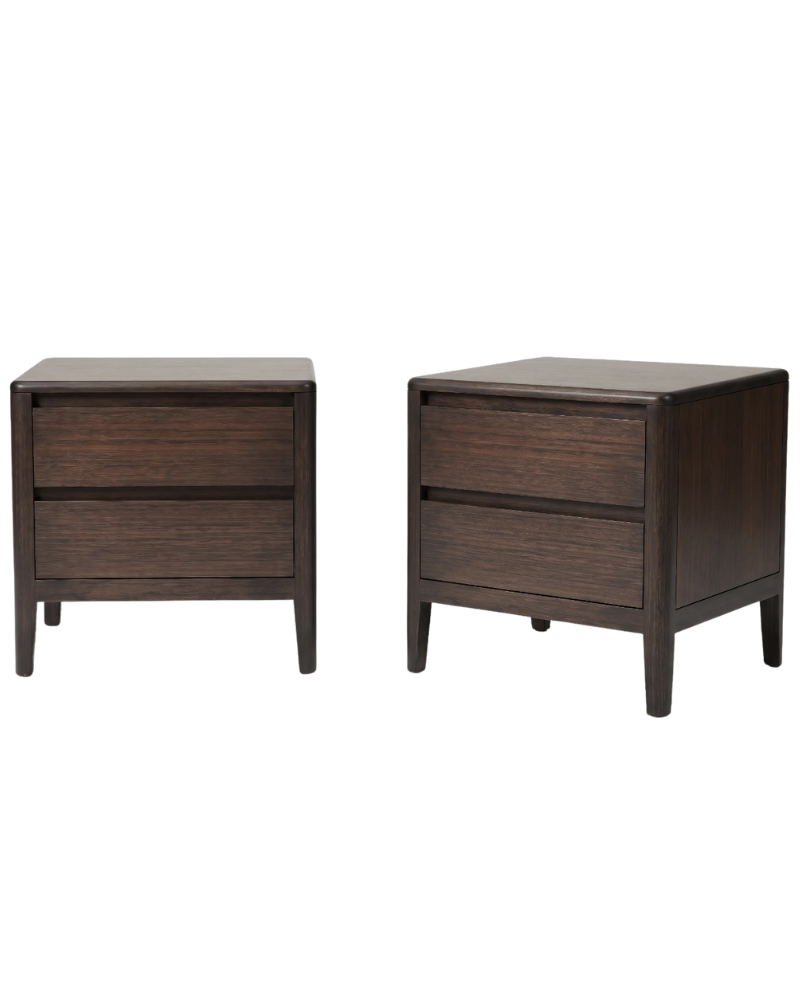 Mesa Cabeceira Bamboo Walnut