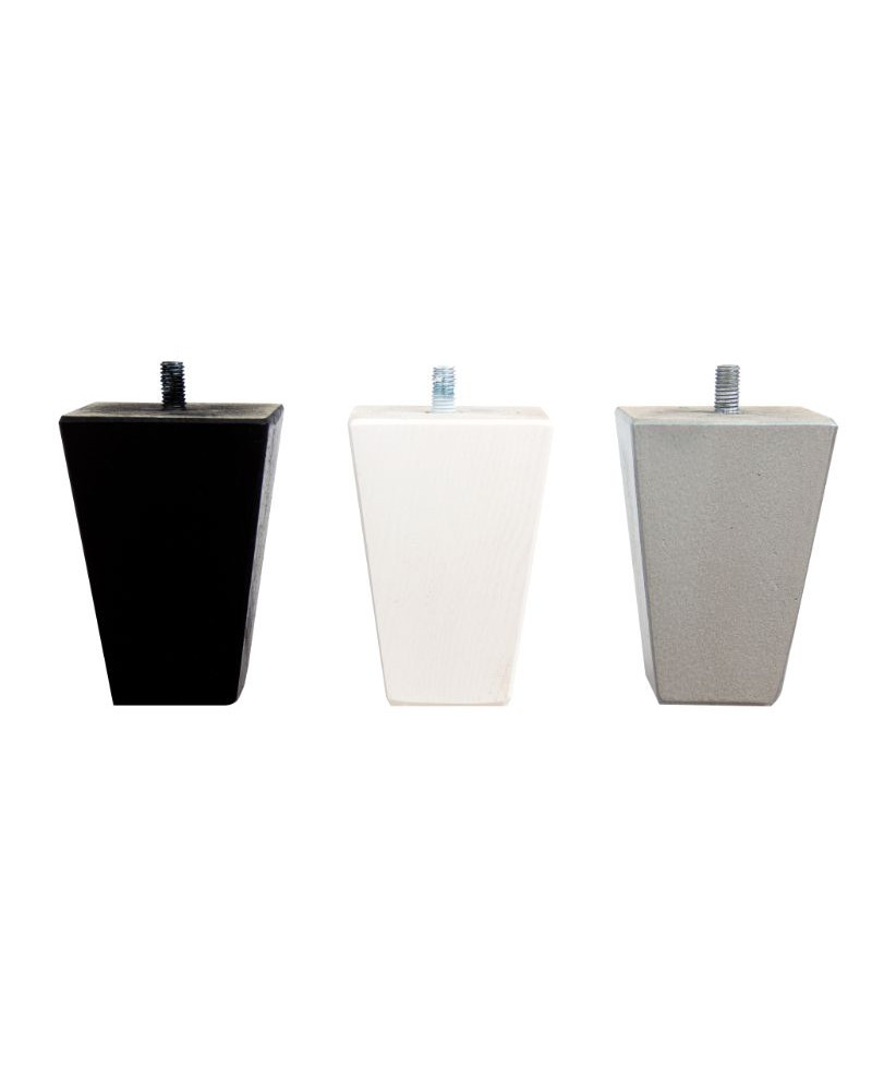 Pé Madeira Quadrado Cónico